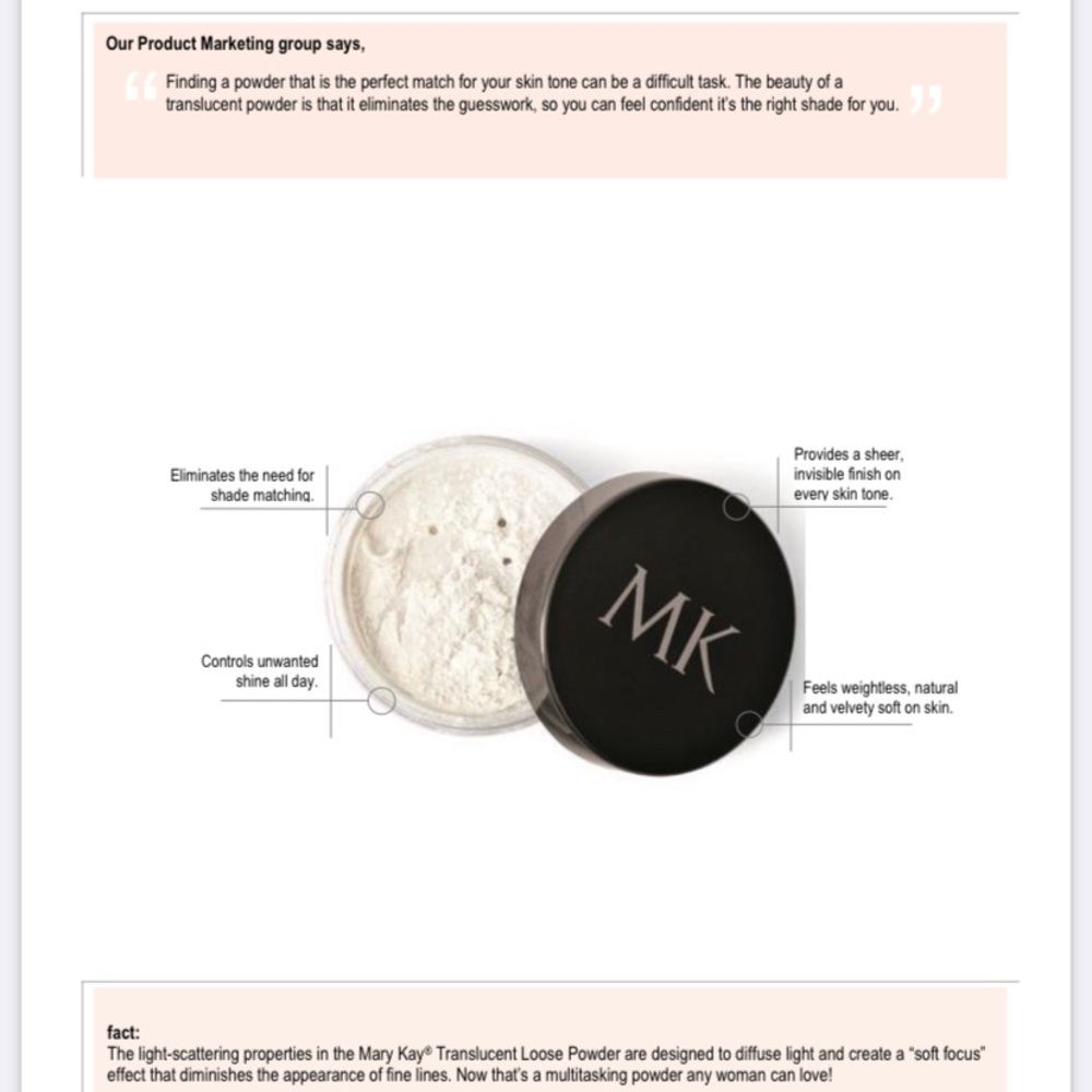 Mary Kay translucent powder - Picture 2 of 4